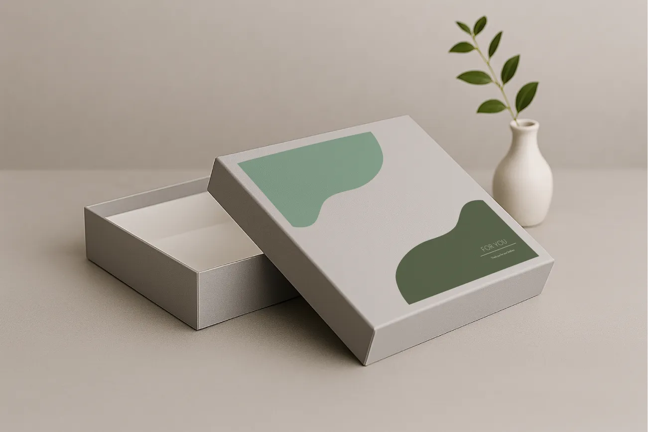 紙パッケージのデザインサンプル